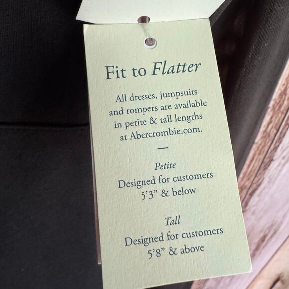 Abercrombie & Fitch Dress Black Mesh Long Sleeve Bodycon Mini Medium Versatile - Picture 8 of 8